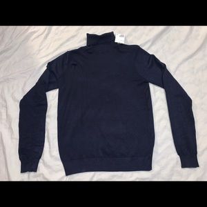 Navy Turtleneck Sweater